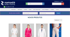 Desktop Screenshot of namasteconfeccoes.com.br